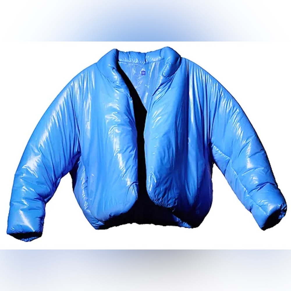 Yeezy x Gap round blue puffer jacket